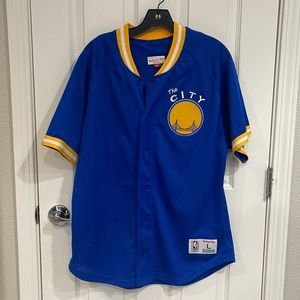 Golden State Warriors “The City” Mitchell and Ness Jersey size Large